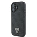 Guess Leather 4G Triangle Strass MagSafe Case for iPhone 16 Plus - Black - Cell phone cases and covers<<<HurtelXML
