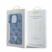 Guess Leather 4G Triangle Strass MagSafe Case for iPhone 16 Pro - Blue - Cell phone cases and covers<<<HurtelXML