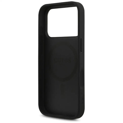 Guess Leather 4G Triangle Strass MagSafe Case for iPhone 17 Pro - Black - Cell phone cases and covers<<<HurtelXML