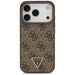 Guess Leather 4G Triangle Strass MagSafe Case for iPhone 17 Pro - Brown - Cell phone cases and covers<<<HurtelXML