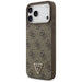 Guess Leather 4G Triangle Strass MagSafe Case for iPhone 17 Pro Max - Brown - Cell phone cases and covers<<<HurtelXML