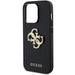 Guess Leather Perforated 4G Glitter Logo Case for iPhone 15 Pro - Black - Cell phone cases and covers<<<HurtelXML