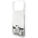 Guess Liq case. Glitter Charms for iPhone 17 Pro - silver - Cell phone cases and covers<<<HurtelXML