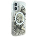 Guess Liquid Glitter Flower MagSafe iPhone 16 Case - Beige - Cell phone cases and covers<<<HurtelXML