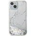 Guess Liquid Glitter Marble case for iPhone 14 - white - Cell phone cases and covers<<<HurtelXML