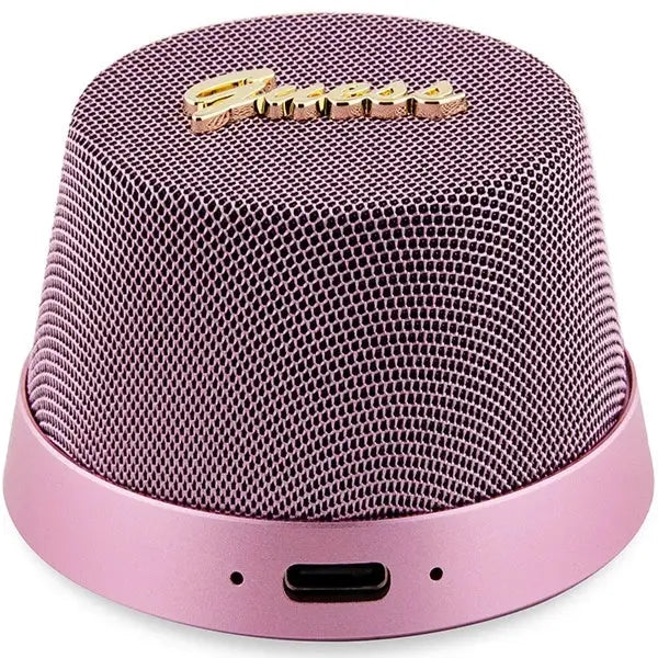 Guess Magnetic Script Metal Bluetooth speaker - pink - Cell phone cases and covers<<<HurtelXML