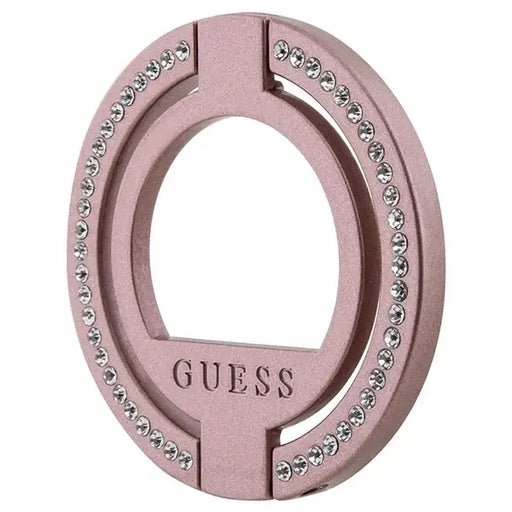 Guess MagSafe Ring stand GUMRSALDGP pink/pink Rhinestone - Cell phone cases and covers<<<HurtelXML