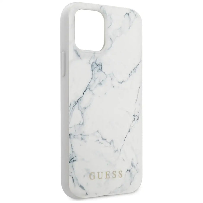 Guess Marble Case for iPhone 12 mini 5.4’’ - White - Cell phone cases and covers<<<HurtelXML