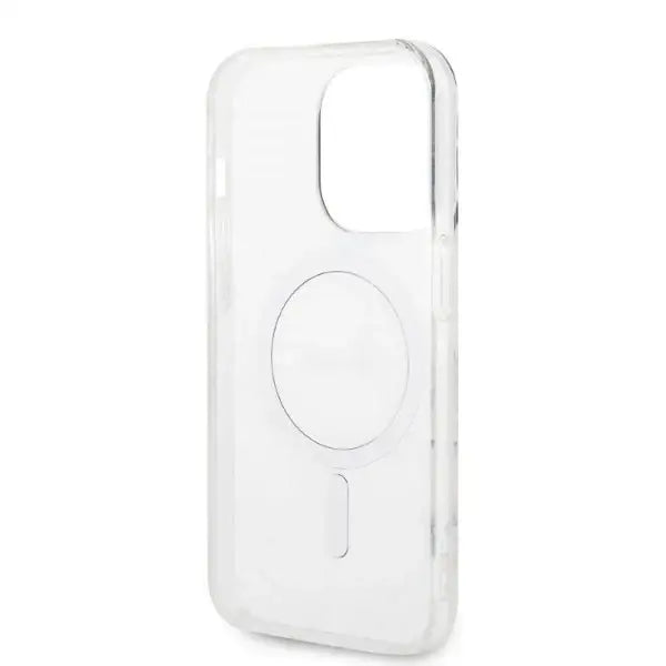 Guess Marble MagSafe Case + Charger Set for iPhone 14 Pro Max 6.7’’ - White - Cell phone USB charger<<<HurtelXML