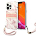 Guess Marble Strap Collection iPhone 13 Pro Max 6.7’’ Case - Pink - Cell phone cases and covers<<<HurtelXML