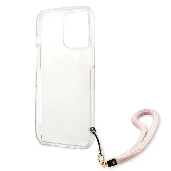 Guess Marble Strap Collection iPhone 13 Pro Max 6.7’’ Case - Pink - Cell phone cases and covers<<<HurtelXML