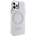 Guess Metal Outline Magsafe case for iPhone 12 / iPhone 12 Pro - pink - Cell phone cases and covers<<<HurtelXML