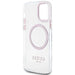 Guess Metal Outline Magsafe case for iPhone 12 / iPhone 12 Pro - pink - Cell phone cases and covers<<<HurtelXML