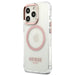 Guess Metal Outline MagSafe case for iPhone 13 Pro / iPhone 13 - pink - Cell phone cases and covers<<<HurtelXML