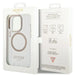 Guess Metal Outline Magsafe case for iPhone 15 / 14 / 13 - gold - Cell phone cases and covers<<<HurtelXML