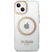Guess Metal Outline MagSafe case for iPhone 15 Plus / 14 Plus - gold - Cell phone cases and covers<<<HurtelXML