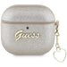 Guess Metallic Script Charm Case for AirPods 4 - Gold - Cell phone cases and covers<<<HurtelXML