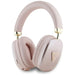 Guess Metallic Triangle Logo Over-Ear Headphones - Pink - Headphones and speakers<<<HurtelXML