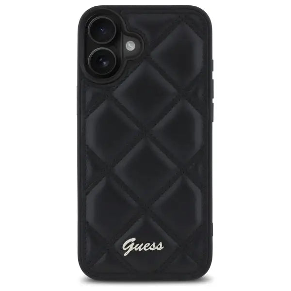 Guess New 4G Triangle case for iPhone 16 - black - Cell phone cases and covers<<<HurtelXML