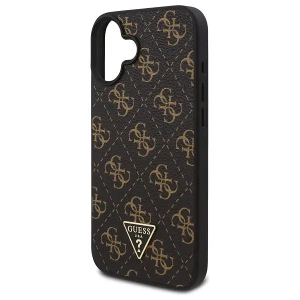 Guess New 4G Triangle Case for iPhone 16 Plus - Black - Cell phone cases and covers<<<HurtelXML