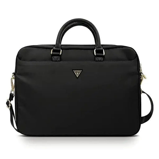 Guess Nylon Triangle Logo bag for a 16’’ laptop - black - Laptop bags<<<HurtelXML