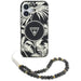 Guess Palm Trees Triangle Pearl Strap MagSafe case for iPhone 16 black - Cell phone cases and covers<<<HurtelXML