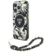 Guess Palm Trees Triangle Pearl Strap MagSafe case for iPhone 16 Pro Max black - Cell phone cases and covers<<<HurtelXML