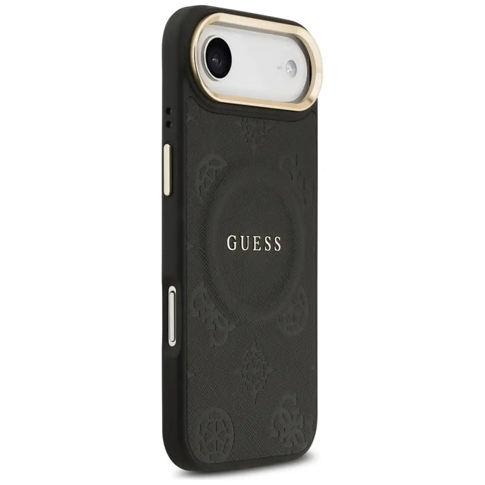 Guess Peony Hot Stamp MagSafe Case for iPhone Air - Black - Cell phone cases and covers<<<HurtelXML