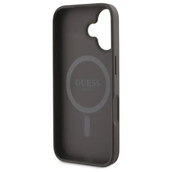 Guess Peony On 4G Background MagSafe case for iPhone 16 - brown - Cell phone cases and covers<<<HurtelXML