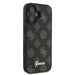 Guess Peony Script MagSafe iPhone 16 Plus Case - Black - Cell phone cases and covers<<<HurtelXML
