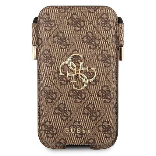 Guess Phone bag GUHCP12M4GPSBR 6.1’’ brown/brown 4G Metal Logo - Others<<<HurtelXML