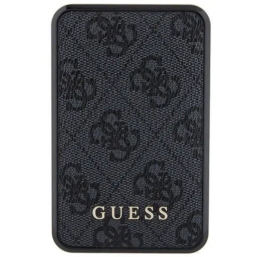 Guess Powerbank 18W GUPB10DP4GEGK 10000mAh black/black 4G Leather Metal Logo - Powerbanks<<<HurtelXML