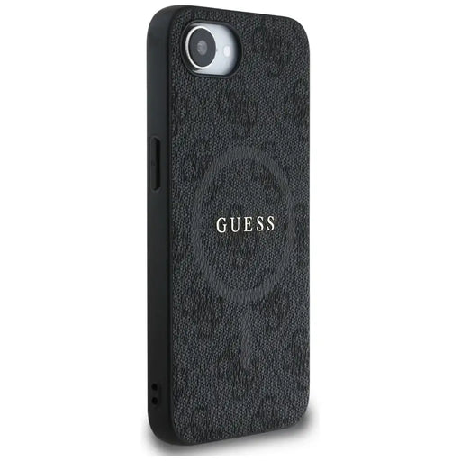 Guess PU Leather 4G Colored Ring Case with MagSafe for iPhone 16e - Black - Cell phone cases and covers<<<HurtelXML