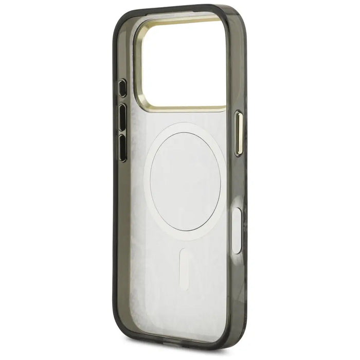 Guess Python Pattern MagSafe Case for iPhone 17 Pro - Black - Cell phone cases and covers<<<HurtelXML