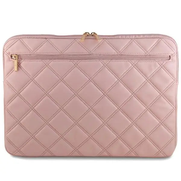 Guess Quilted 4G cover for a 16’’ laptop - pink - Laptop bags<<<HurtelXML