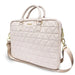 Guess Quilted bag for a 16’’ laptop - pink - Laptop bags<<<HurtelXML
