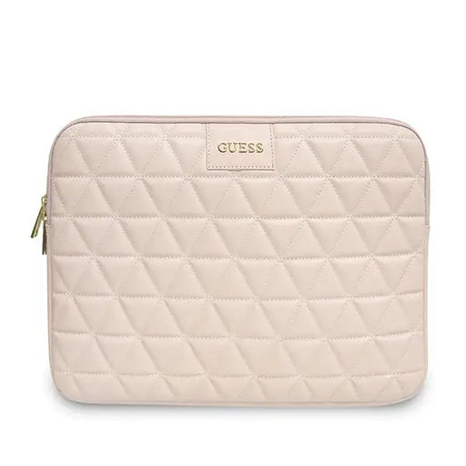 Guess Quilted cover for a 13’’ laptop - pink - Laptop bags<<<HurtelXML