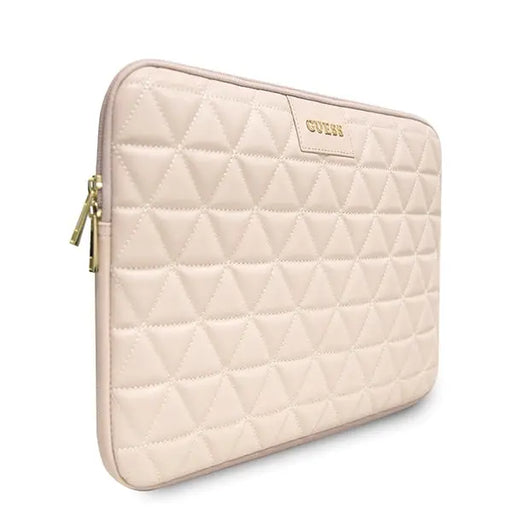 Guess Quilted cover for a 13’’ laptop - pink - Laptop bags<<<HurtelXML