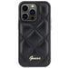 Guess Quilted Metal Logo case for iPhone 15 Pro - black - Cell phone cases and covers<<<HurtelXML