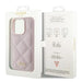 Guess Quilted Metal Logo case for iPhone 15 Pro Max - pink - Cell phone cases and covers<<<HurtelXML