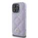 Guess Quilted Metal Logo case for iPhone 16 Pro Max - light purple - Cell phone cases and covers<<<HurtelXML