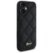 Guess Quilted Metal Logo iPhone 16 Plus Case - Black - Cell phone cases and covers<<<HurtelXML