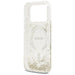 Guess Resin Bottom Glitter MagSafe Case for iPhone 17 Pro - Gold - Cell phone cases and covers<<<HurtelXML