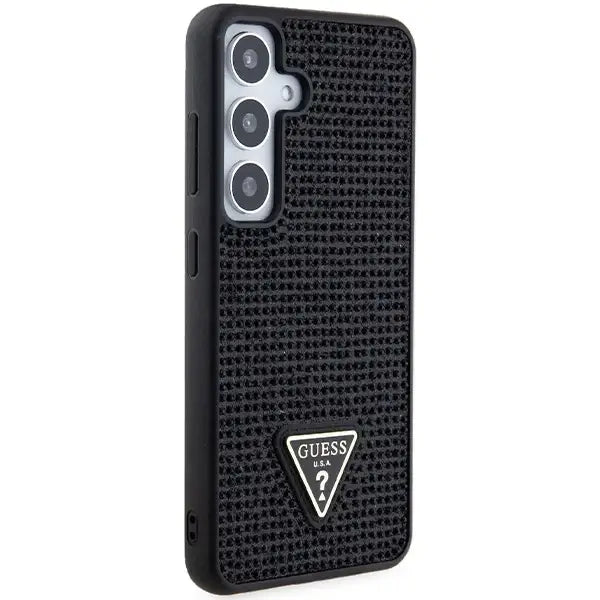 Guess Rhinestone Triangle case for Samsung Galaxy S24 - black - Cell phone cases and covers<<<HurtelXML