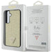 Guess Rhinestone Triangle case for Samsung Galaxy S24+ - gold - Cell phone cases and covers<<<HurtelXML