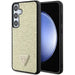 Guess Rhinestone Triangle case for Samsung Galaxy S24 - gold - Cell phone cases and covers<<<HurtelXML