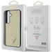 Guess Rhinestone Triangle case for Samsung Galaxy S24 - gold - Cell phone cases and covers<<<HurtelXML