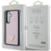 Guess Rhinestone Triangle case for Samsung Galaxy S24 - pink - Cell phone cases and covers<<<HurtelXML