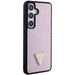 Guess Rhinestone Triangle case for Samsung Galaxy S24 - pink - Cell phone cases and covers<<<HurtelXML