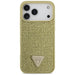 Guess Rhinestone Triangle Logo Case for iPhone 17 Pro Max - Gold - Cell phone cases and covers<<<HurtelXML